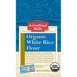 Arrowhead Mills Kosher White Rice Flour Organic Gluten Free 32 OZ